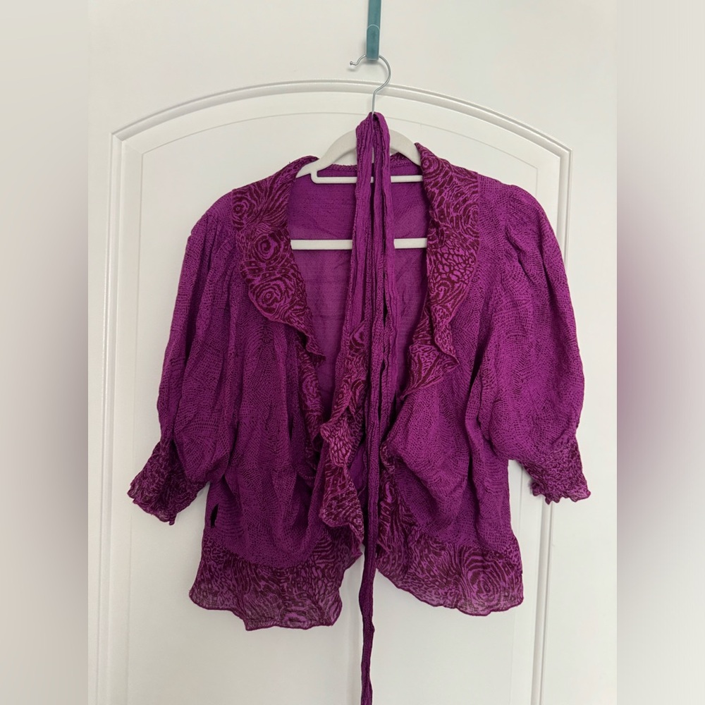 Free People Wrap Shirt
